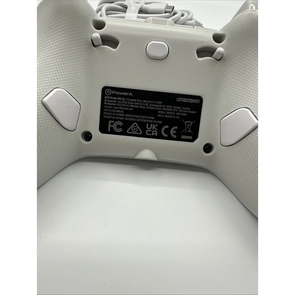 PowerA Advantage Wired Controller - XBox Series x S Artic Ice White